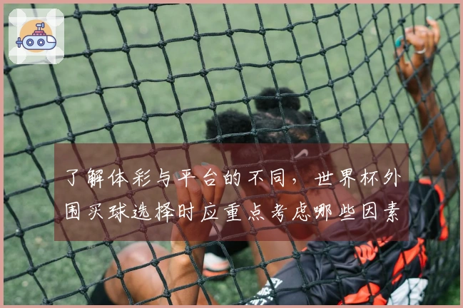 了解体彩与平台的不同，世界杯外围买球选择时应重点考虑哪些因素