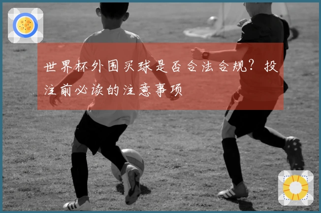 世界杯外围买球是否合法合规？投注前必读的注意事项