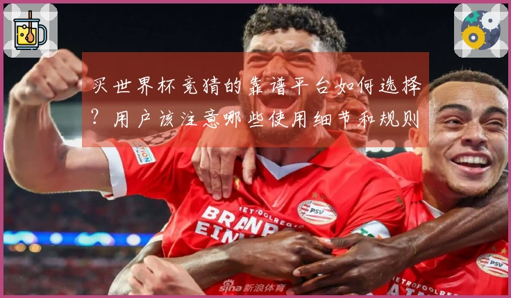 买世界杯竞猜的靠谱平台如何选择？用户该注意哪些使用细节和规则？