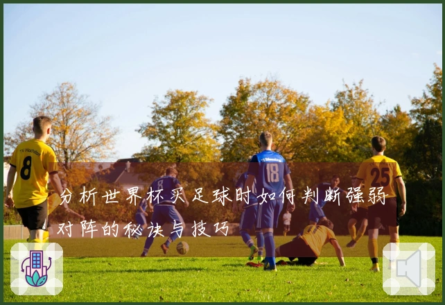 分析世界杯买足球时如何判断强弱对阵的秘诀与技巧